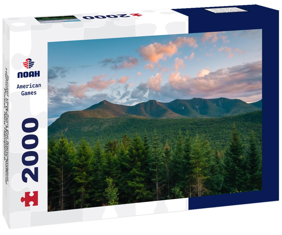 Noah Jigsaw Puzzle Sunset view from the Kancamagus Highway, in White Mountains National Forest, New Hampshire 2000 pieces