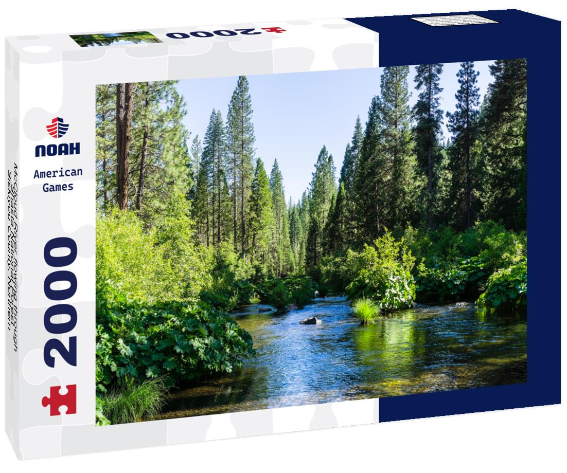Noah Jigsaw Puzzle McCloud River flowing through Shasta National Forest, Siskiyou County, Northern California 2000 pieces