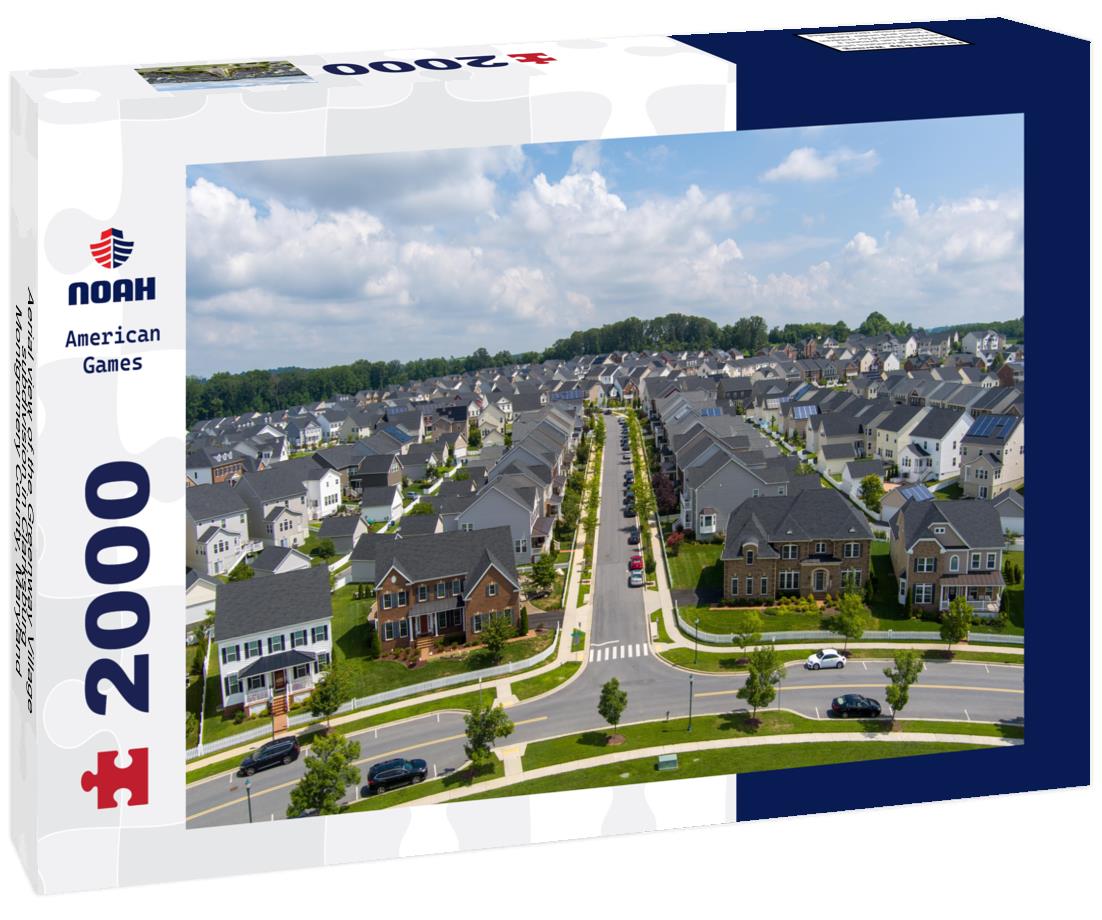 Noah Jigsaw Puzzle Aerial view of the Greenway Village subdivision in Clarksburg, Montgomery County, Maryland 2000 pieces