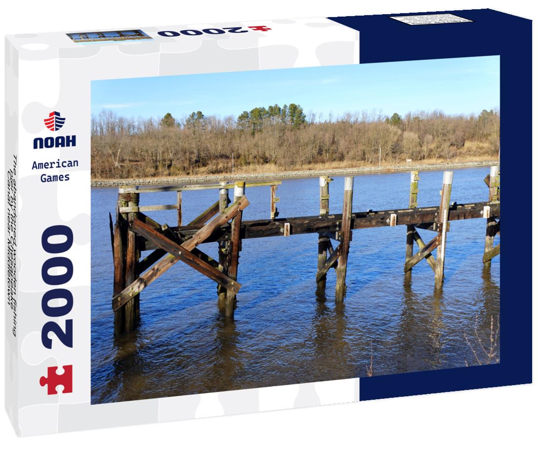 Noah Jigsaw Puzzle The abandoned wooden fishing pier by the Chesapeake Canal near Middletown, Delaware, U.S.A 2000 pieces