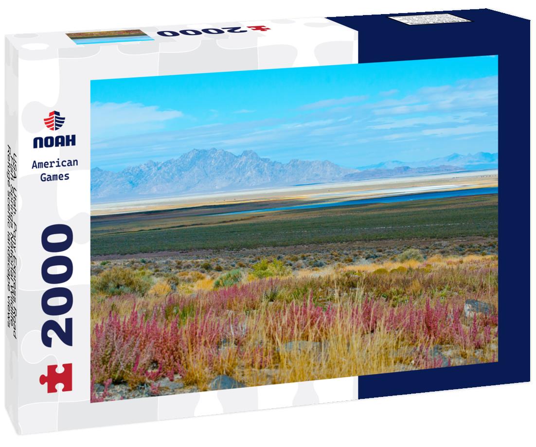 Noah Jigsaw Puzzle USA, Utah. Pony Express Road, Fish Springs National Wildlife Refuge scenic landscape views 2000 pieces