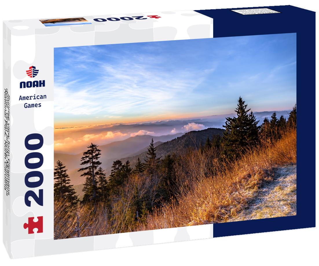Noah Jigsaw Puzzle Sunrise view form Clingmans dome ,Great Smoky Mountains National Park, North Carolina USA 2000 pieces