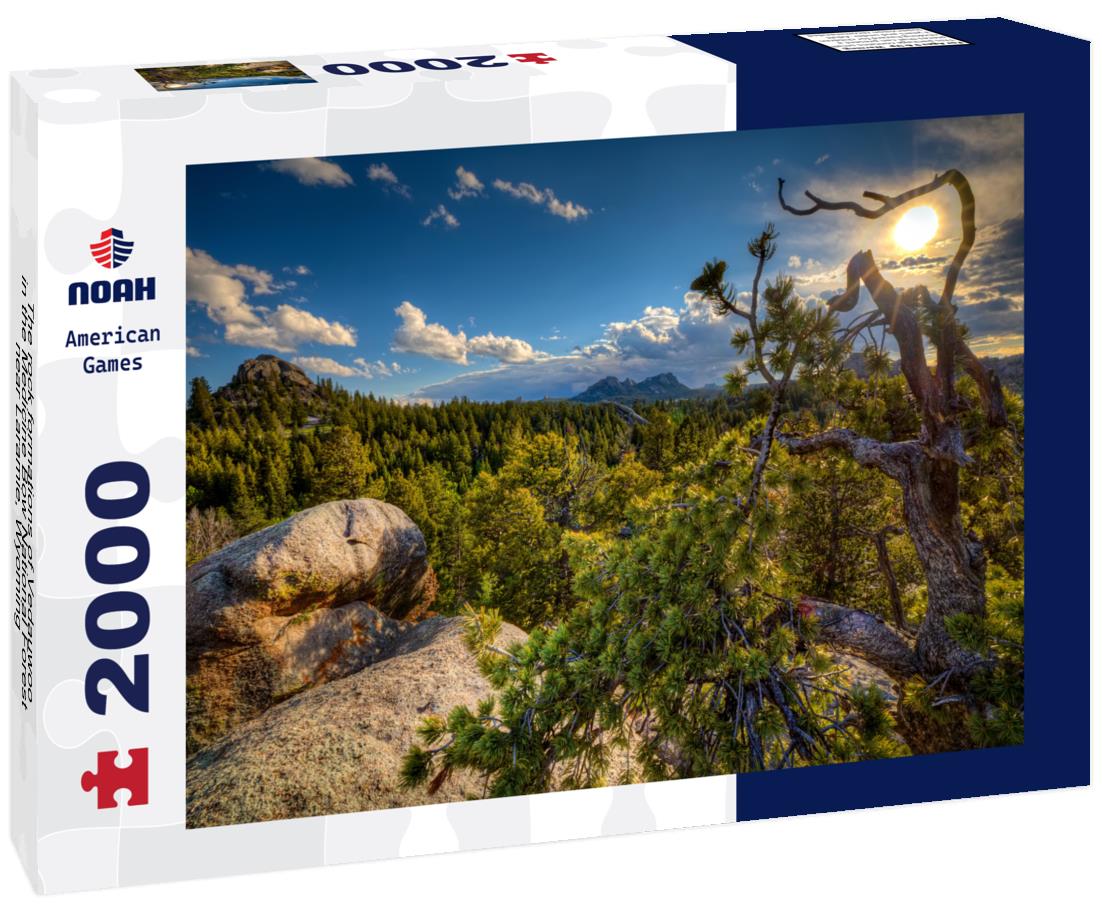 Noah Jigsaw Puzzle The rock formations of Vedauwoo in the Medicine Bow National Forest near Laramie, Wyoming 2000 pieces