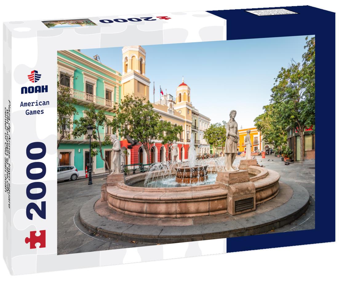 Noah Jigsaw Puzzle Plaza de Armas, town square with fountain in the city center of Old San Juan, Puerto Rico 2000 pieces
