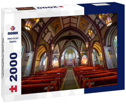 Noah Jigsaw Puzzle Altar inside Saint Mary of the Assumption Parish Church, town of Brookline, Massachusetts 2000 pieces