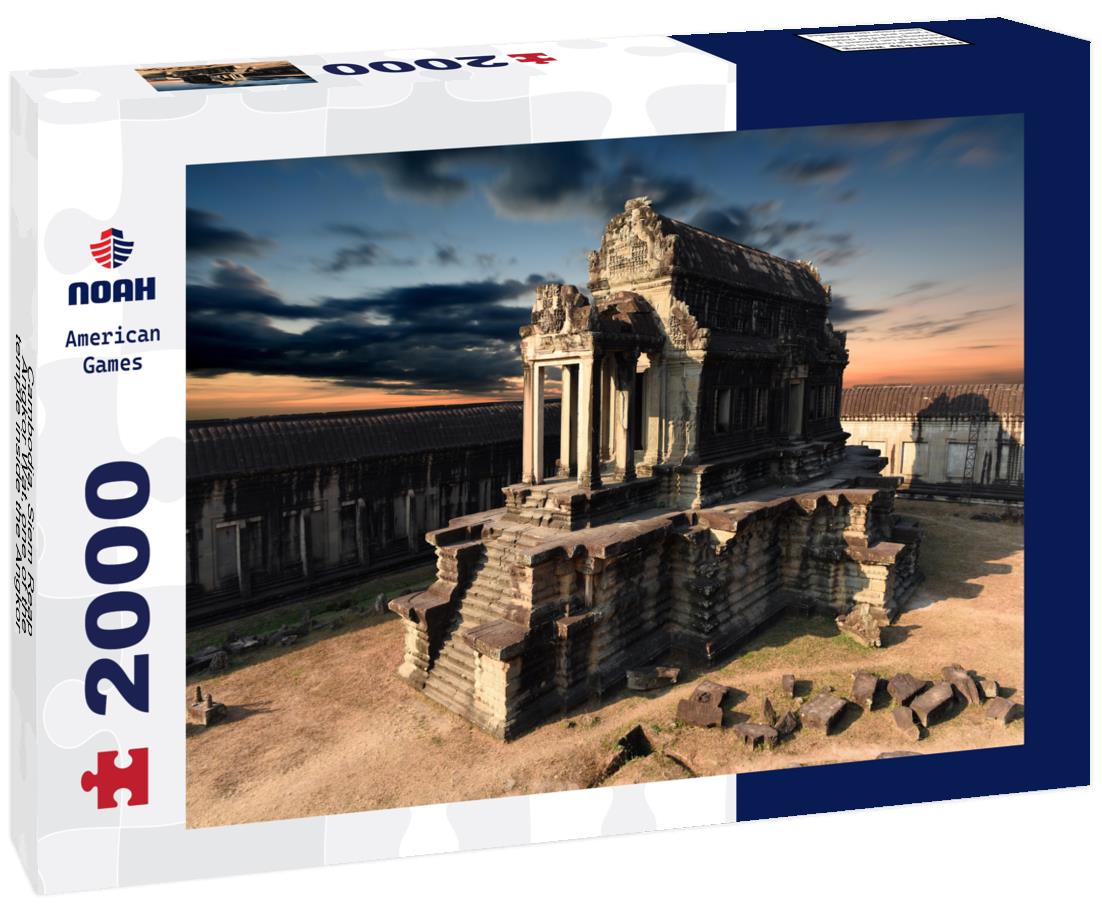 Noah Jigsaw Puzzle Cambodia, Siem Reap - Angkor Wat, one of the temple inside the Angkor Wat area at sunset 2000 pieces
