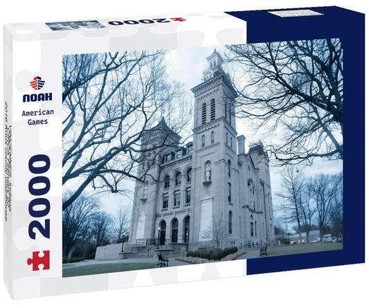 Noah Jigsaw Puzzle VINCENNES, Indiana - CIRCA February 02,2016 Knox county courthouse in Vincennes, Indiana 2000 pieces