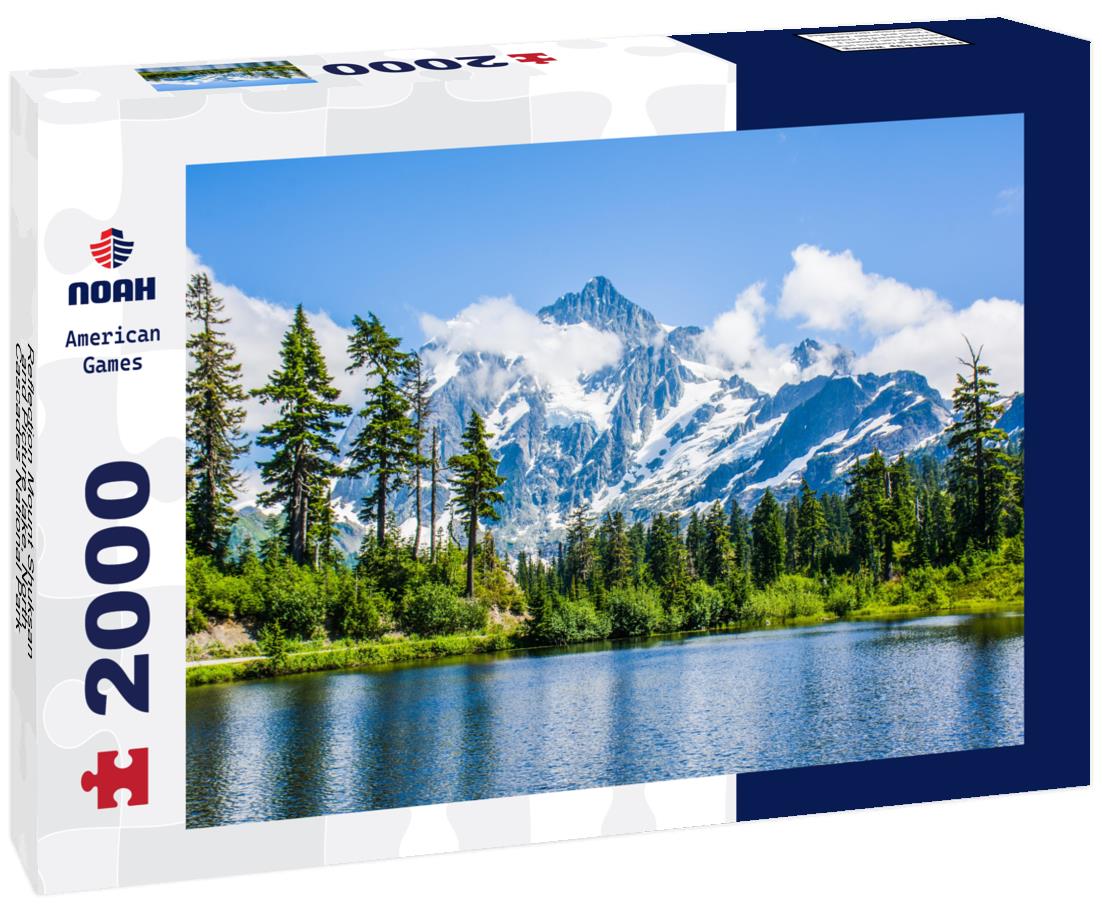 Noah Jigsaw Puzzle Reflection Mount Shuksan and Picture lake, North Cascades National Park, Washington, USA 2000 pieces