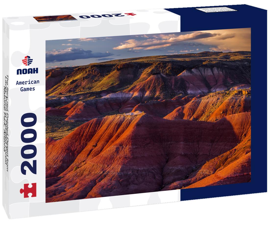 Noah Jigsaw Puzzle The fiery red Painted Desert from Lacey Point in Petrified Forest National Park, Arizona 2000 pieces