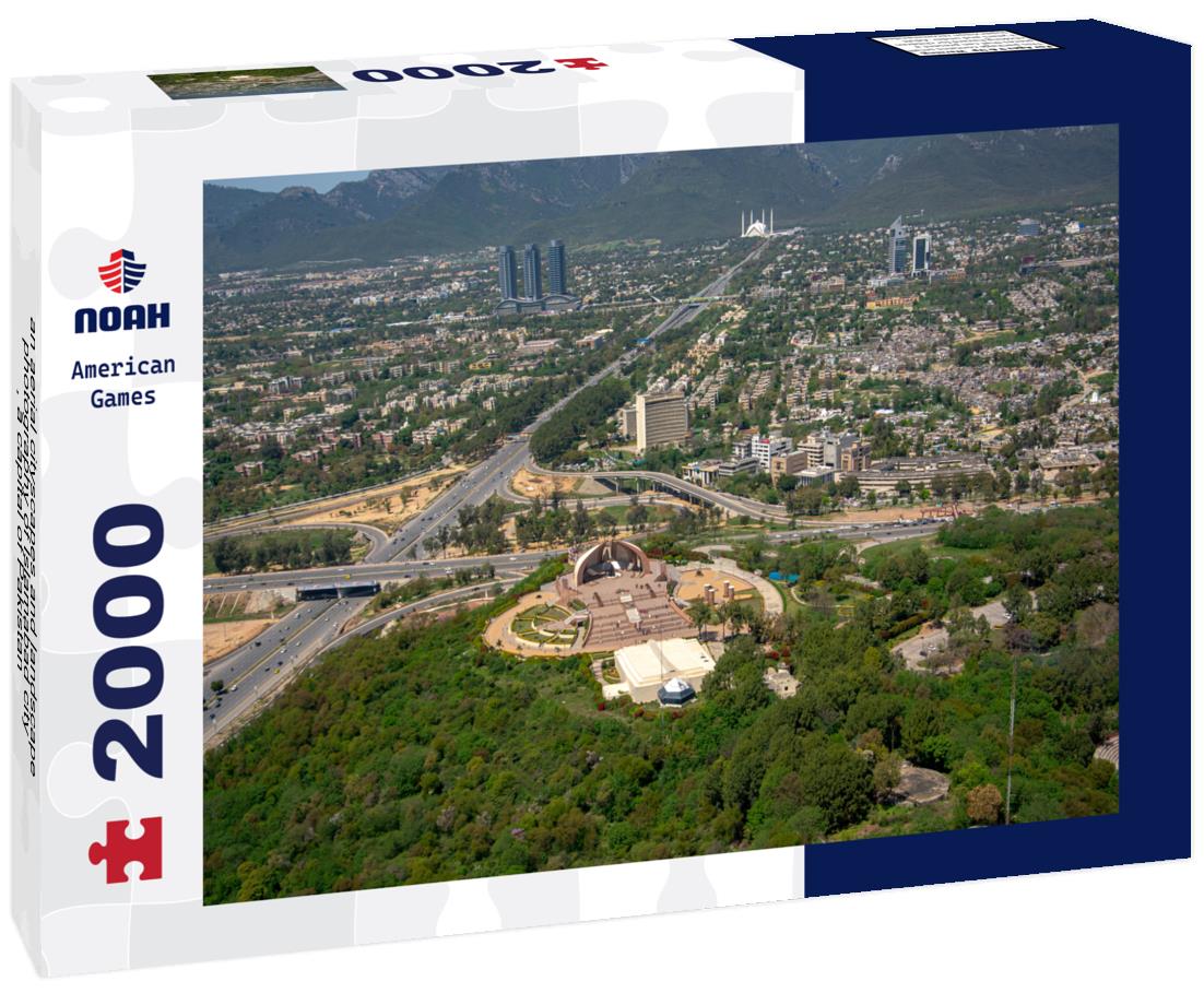 Noah Jigsaw Puzzle an aerial cityscapes and landscape photography of Islamabad city , a capital of Pakistan 2000 pieces