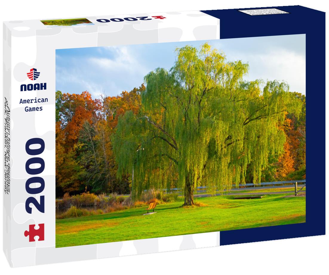 Noah Jigsaw Puzzle Autumn foliage displays of bright colors in Colonial Park, Franklin, New Jersey, USA -03 2000 pieces