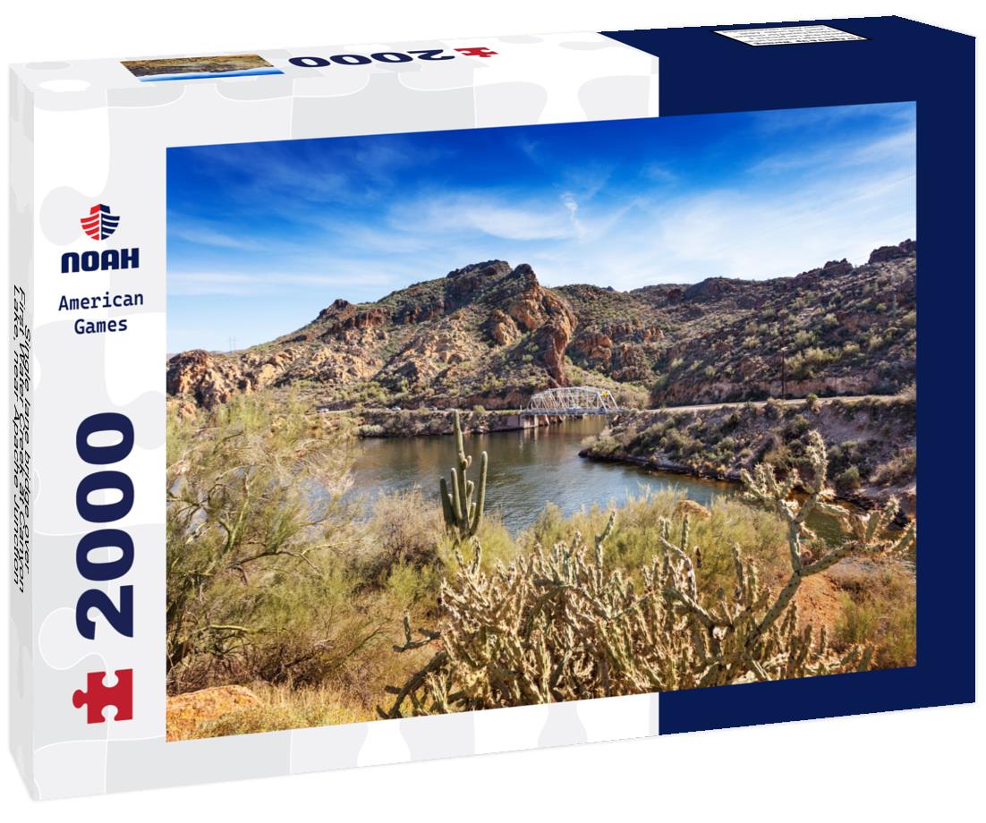 Noah Jigsaw Puzzle Single lane bridge over First Water Creek at Canyon Lake, near Apache Junction, Arizona 2000 pieces