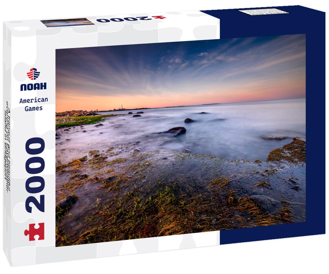 Noah Jigsaw Puzzle A tranquil and beautiful evening on Fayerweather Island in Bridgeport, Connecticut, USA 2000 pieces