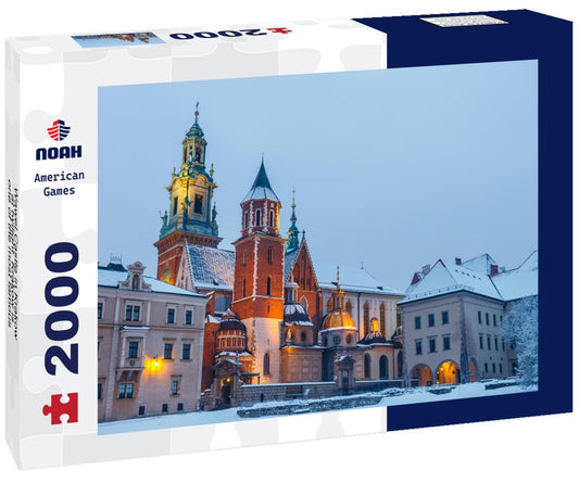 Noah Jigsaw Puzzle Wawel Castle in Krakow at twilight. Krakow is one of the most famous landmark in Poland 2000 pieces