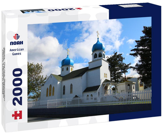 Noah Jigsaw Puzzle Alaska, The Holy Resurrection Church, a Russian Orthodox Church exterior in Kodiak, USA 2000 pieces