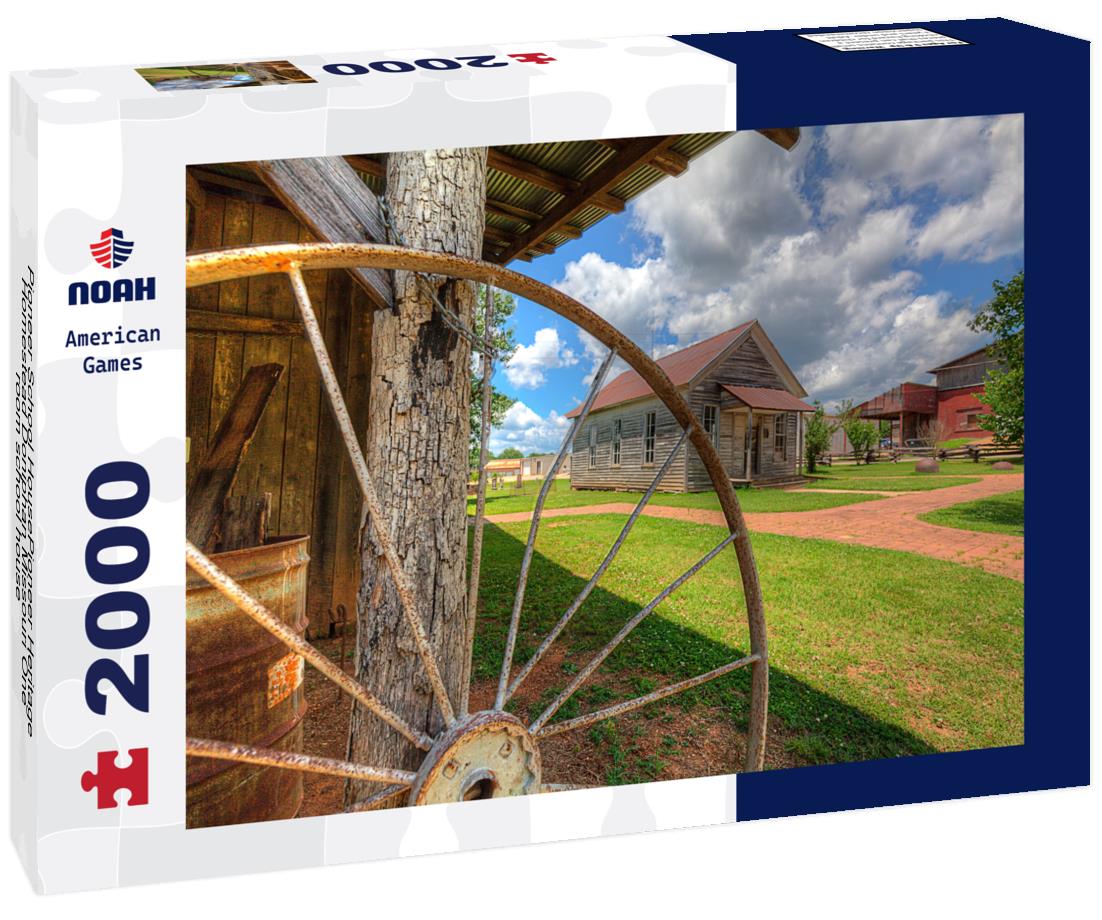 Noah Jigsaw Puzzle Pioneer School HousePioneer Heritage Homestead Doniphan Missouri One room school house 2000 pieces