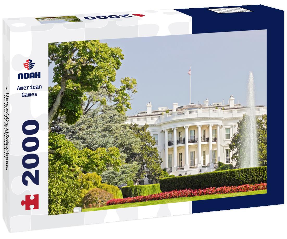 Noah Jigsaw Puzzle View of the White House & it's South Fountain home to the U.S President, Washington DC 2000 pieces