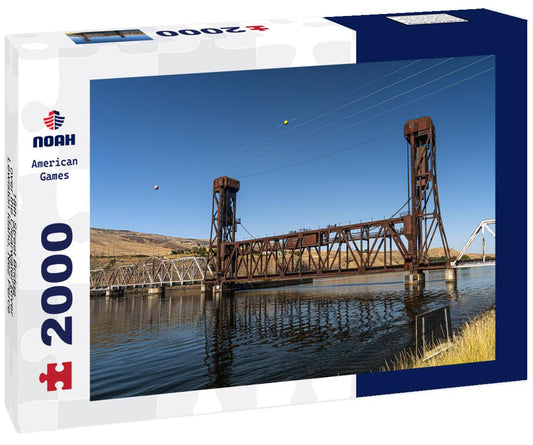 Noah Jigsaw Puzzle 18th Street Bridge, over the Clearwater River, Lewiston Idaho, Nez Perce County, 1951 2000 pieces