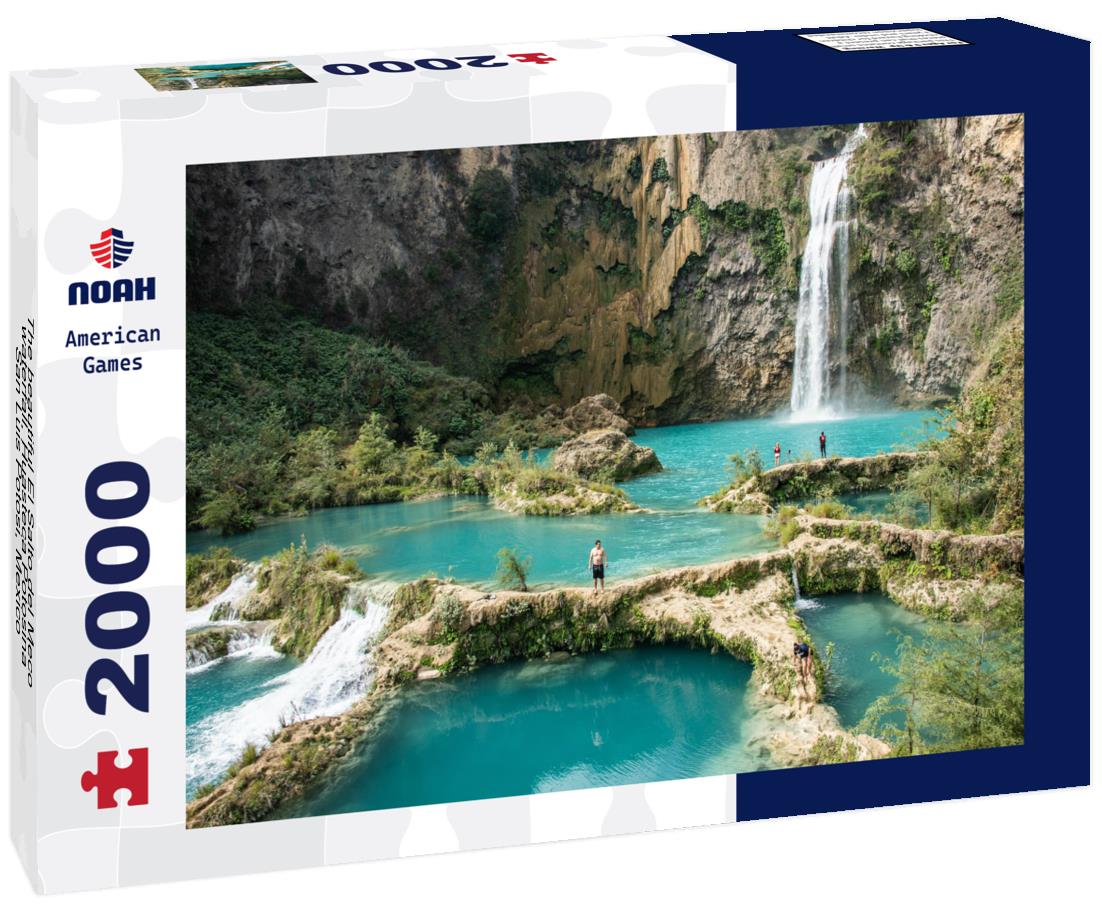 Noah Jigsaw Puzzle The beautiful El Salto del Meco waterfall, Huasteca Potosina, San Luis Potosi, Mexico 2000 pieces