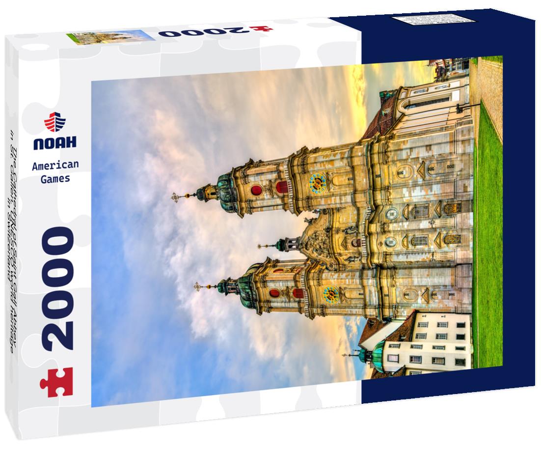Noah Jigsaw Puzzle The Cathedral of Saint Gall Abbey in St. Gallen. UNESCO world heritage in Switzerland 2000 pieces
