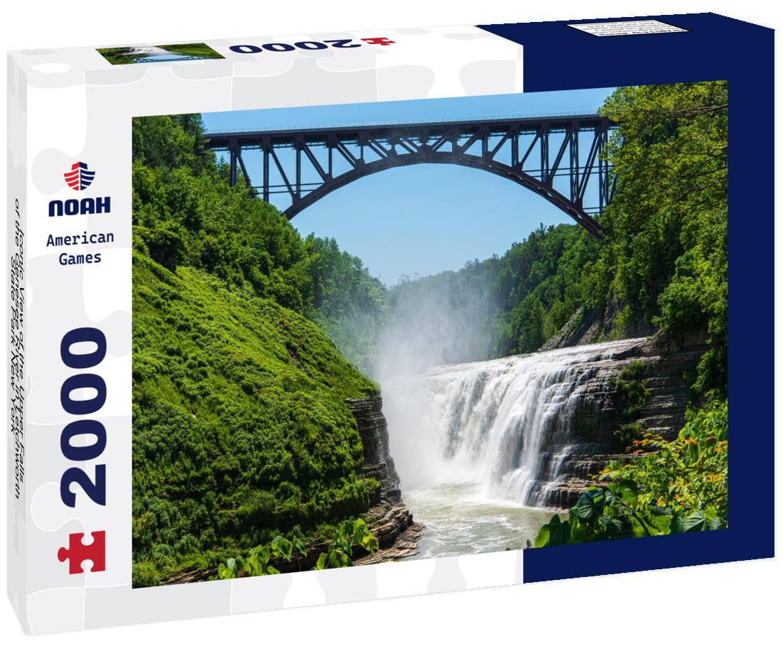 Noah Jigsaw Puzzle Iconic View of the Upper Falls of the Genesee River in Letchworth State Park New York 2000 pieces