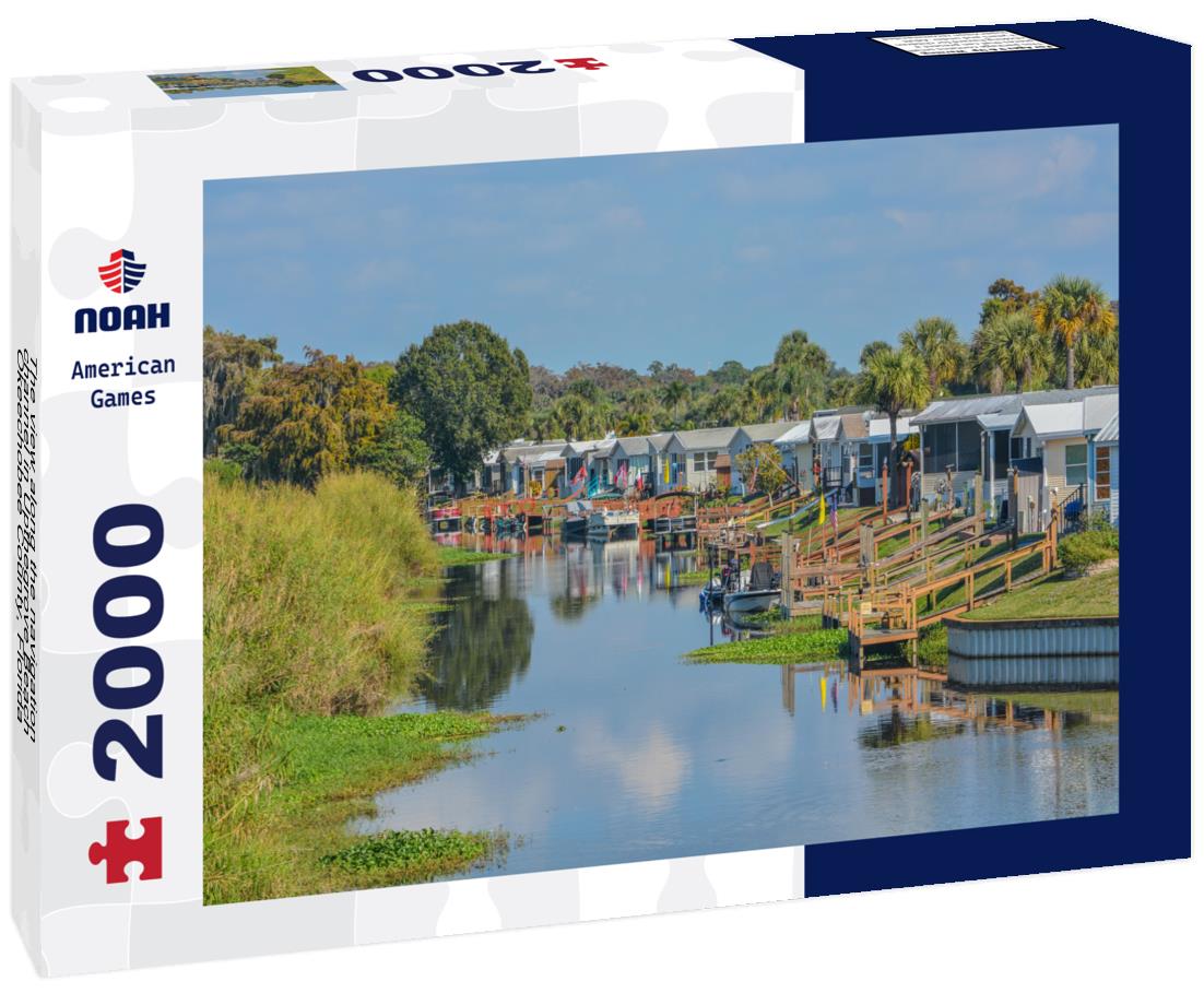 Noah Jigsaw Puzzle The view along the navigation channel in Upthegrove Beach, Okeechobee County, Florida 2000 pieces