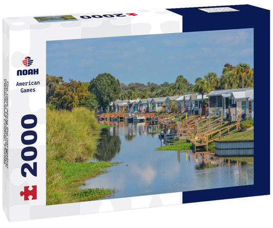 Noah Jigsaw Puzzle The view along the navigation channel in Upthegrove Beach, Okeechobee County, Florida 2000 pieces