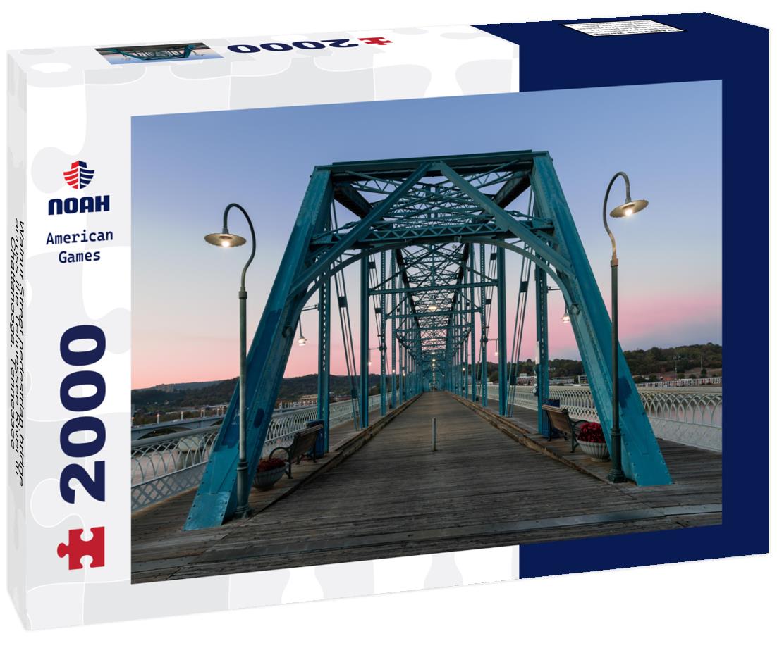 Noah Jigsaw Puzzle Walnut Street pedestrian bridge across the Tennessee River in Chattanooga, Tennessee 2000 pieces