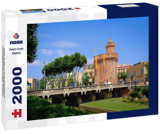 Noah Jigsaw Puzzle View to the Canal and Castle of Perpignan in springtime. Pyrenees-Orientales, France 2000 pieces