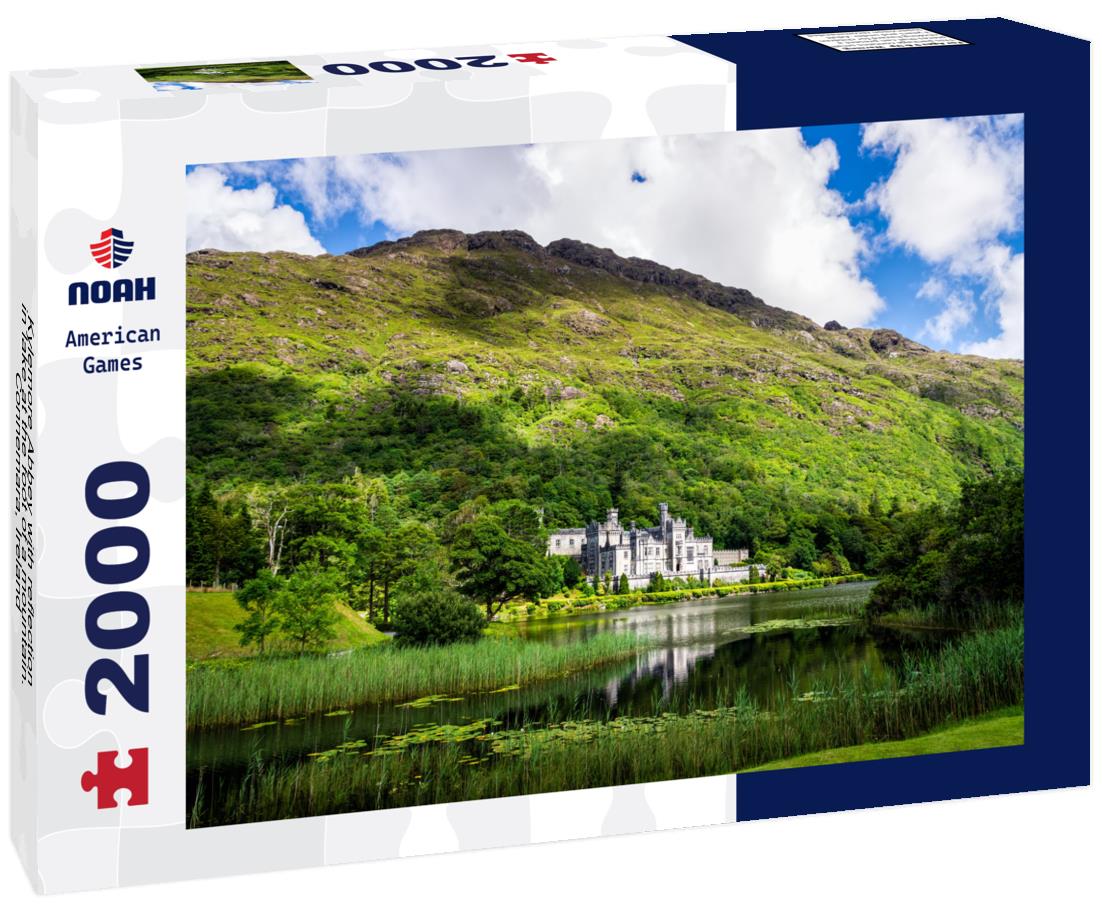 Noah Jigsaw Puzzle Kylemore Abbey with reflection in lake at the foot of a mountain. Connemara, Ireland 2000 pieces
