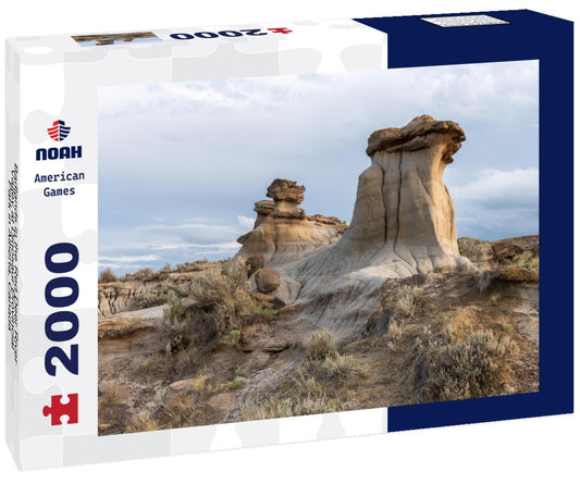 Noah Jigsaw Puzzle Badlands in the Red Deer River Valley at Dinosaur Provincial Park in Alberta, Canada 2000 pieces