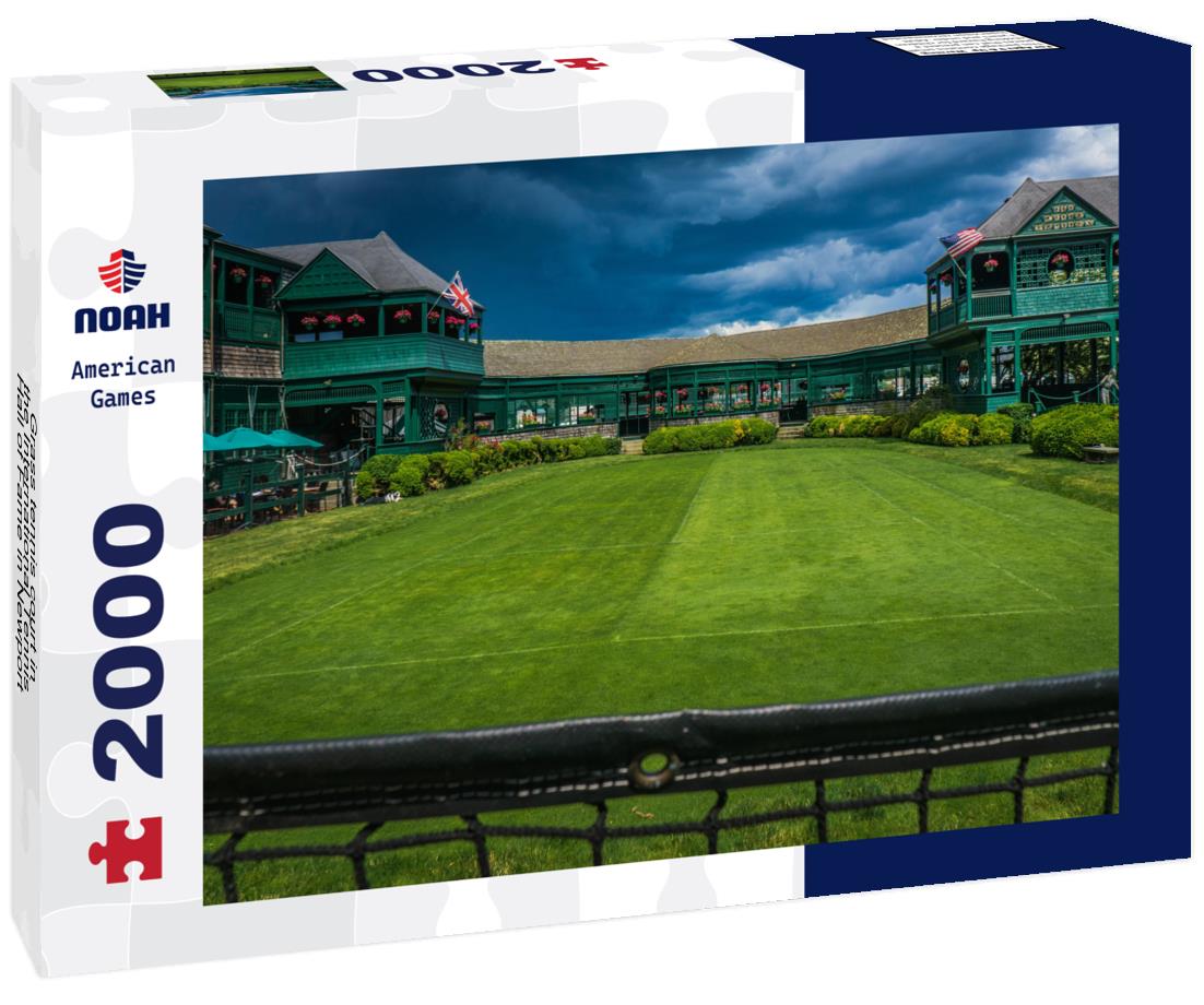Noah Jigsaw Puzzle Grass tennis court in the International Tennis Hall of Fame in Newport, Rhode Island 2000 pieces