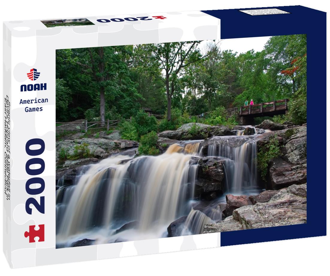 Noah Jigsaw Puzzle Scenic view of a waterfall in Devil's Hopyard State Park in East Haddam, Connecticut 2000 pieces