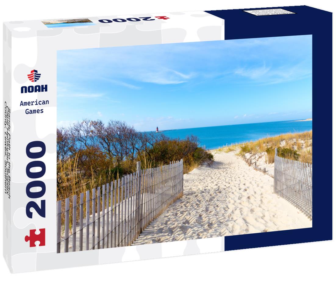 Noah Jigsaw Puzzle Sandy Path to the Beach Cape Henlopen, Sussex County, Lewes, Southern Delaware, USA 2000 pieces