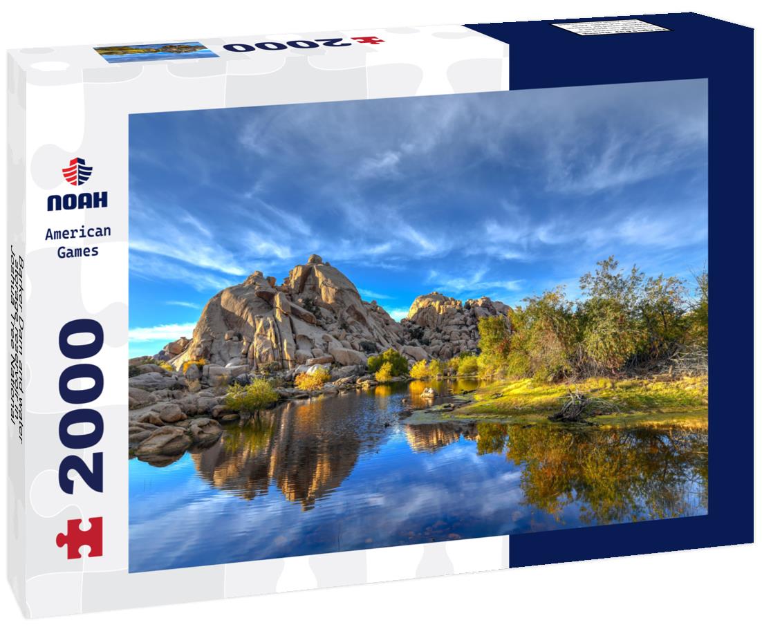 Noah Jigsaw Puzzle Barker Dam and water-storage reservoir in Joshua Tree National Park, California USA 2000 pieces