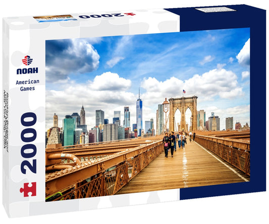 Noah Jigsaw Puzzle Brooklyn Bridge and view of Manhattan, New York City, USA 2000 Pieces