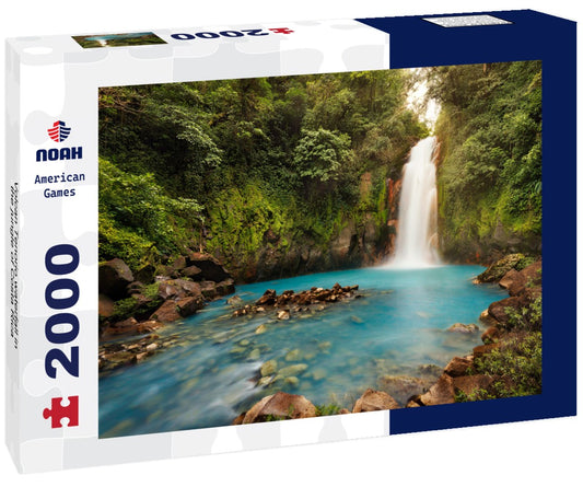 Noah Jigsaw Puzzle Volcan Tenorio waterfall in the jungle of Costa Rica 2000 Pieces