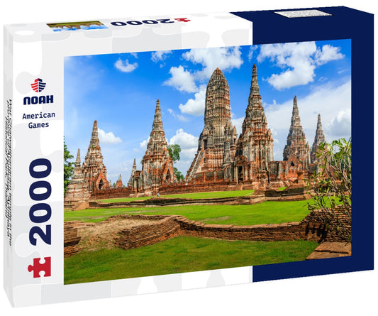 Noah Jigsaw Puzzle Wat Chaiwatthanaram temple in the province of Ayutthaya. Ayutthaya Historical Park, Thailand 2000 Pieces