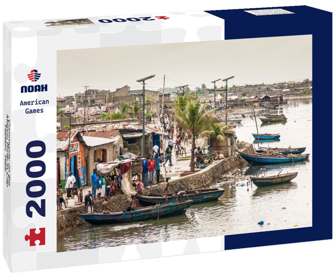Noah Jigsaw Puzzle Community on the Mapou River in Cap-Haitien, Haiti 2000 Pieces