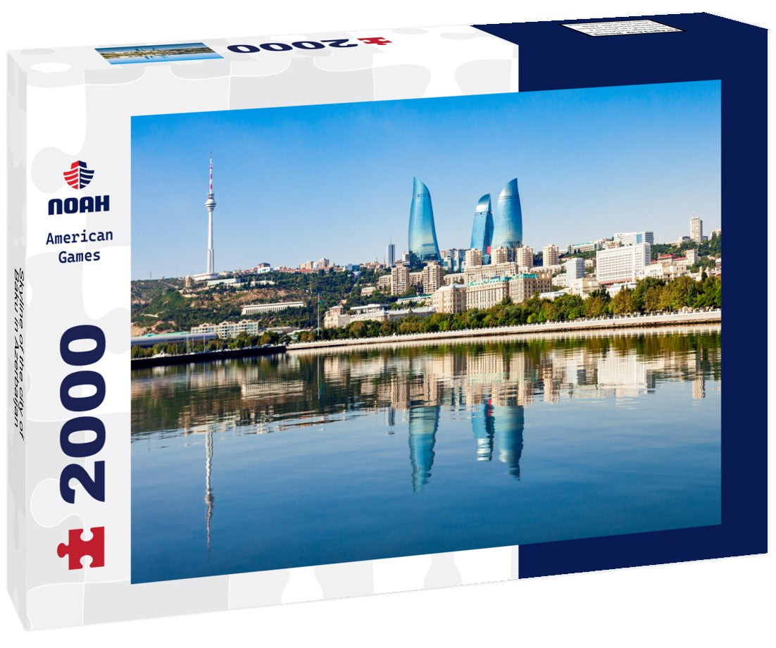 Noah Jigsaw Puzzle Skyline of the city of Baku in Azerbaijan 2000 Pieces