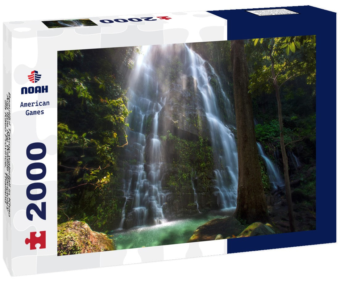 Noah Jigsaw Puzzle Beautiful Takrop waterfall in Khao Ang Rue Nai Wildlife Sanctuary, Sa Kaeo Province, Thailand 2000 Pieces