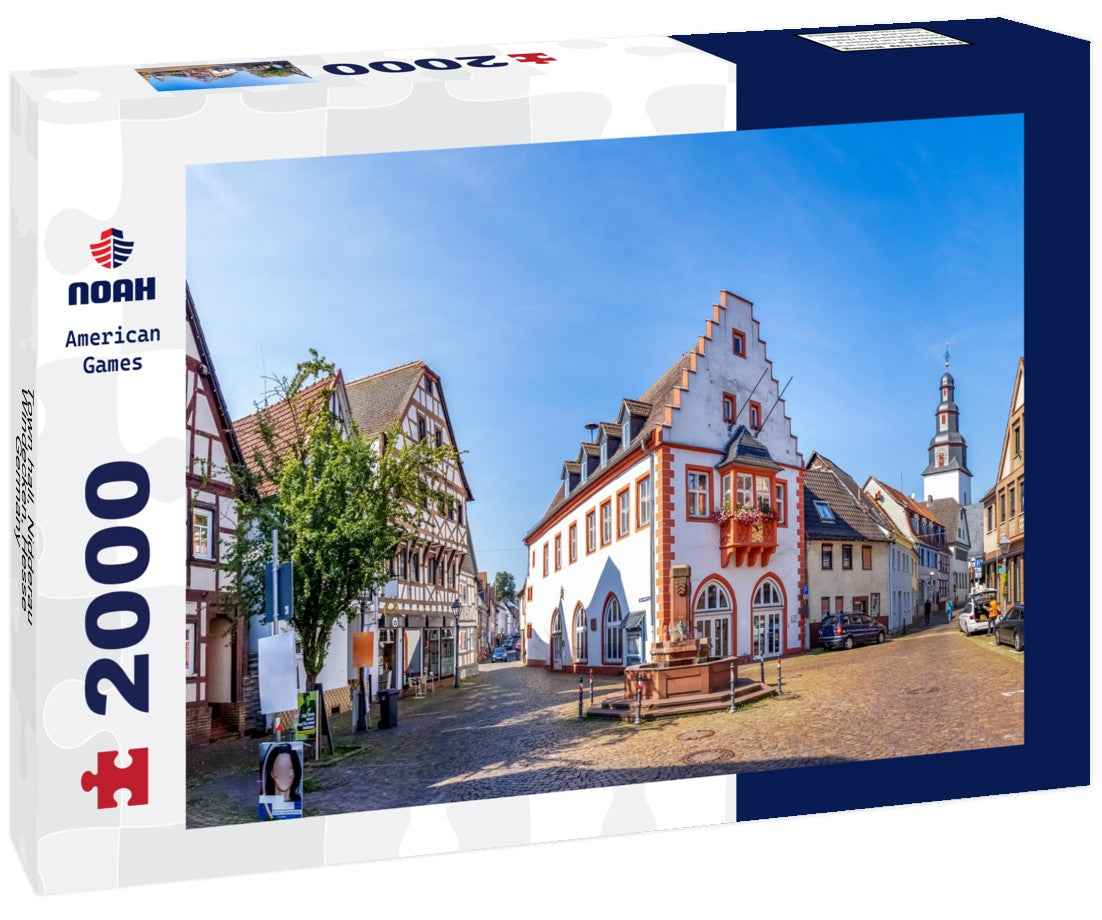 Noah Jigsaw Puzzle Town hall, Nidderau, Windecken, Hesse, Germany 2000 Pieces