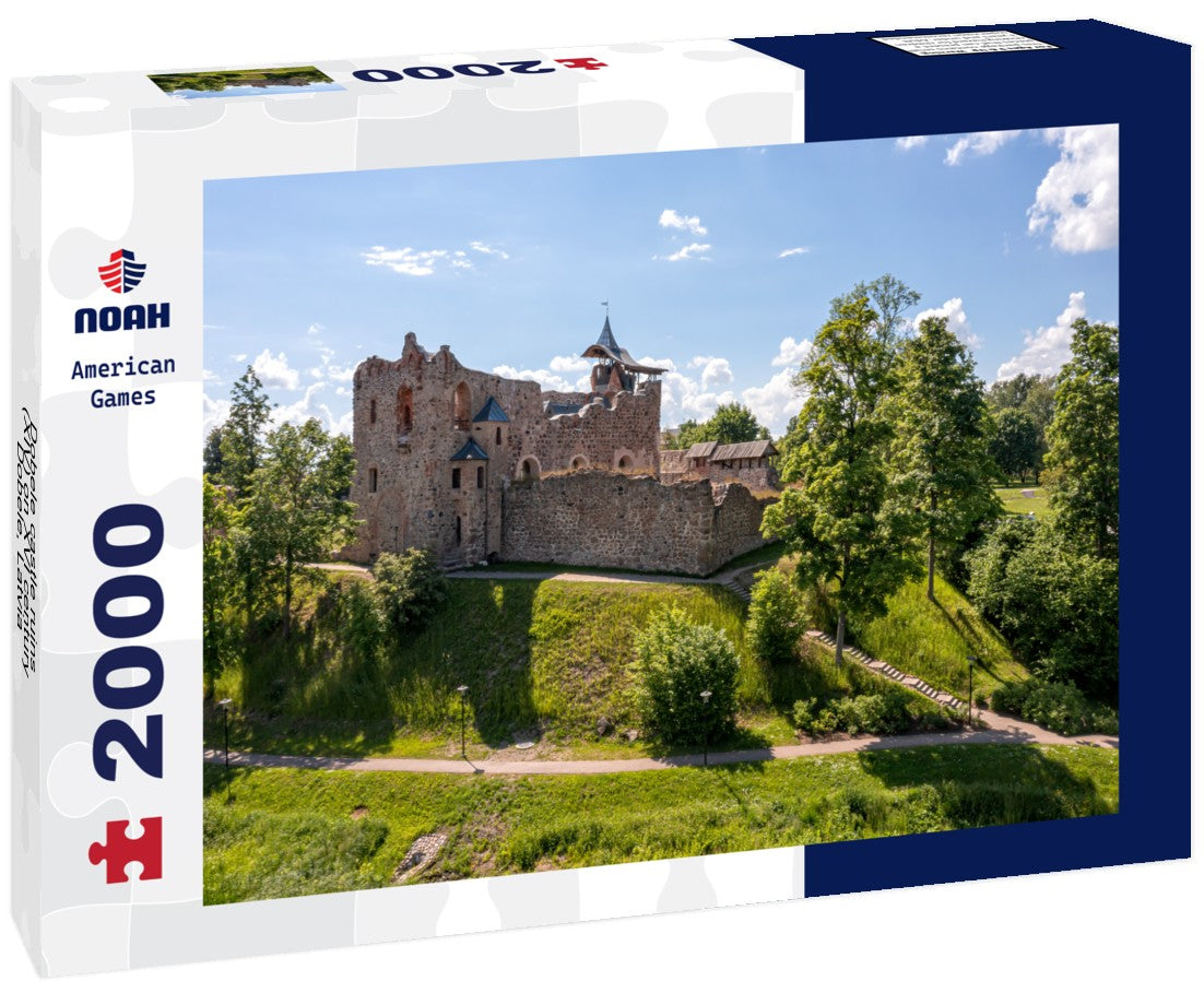 Noah Jigsaw Puzzle Dobele castle ruins (XIV) on XVI century, Dobele, Latvia 2000 Pieces
