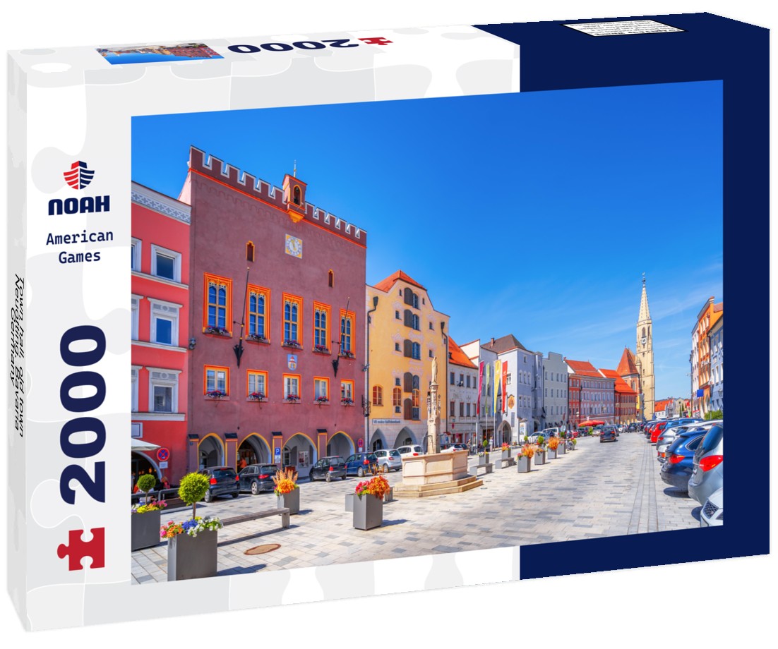 Noah Jigsaw Puzzle Town hall, old town, Neuötting, Bavaria, Germany 2000 Pieces