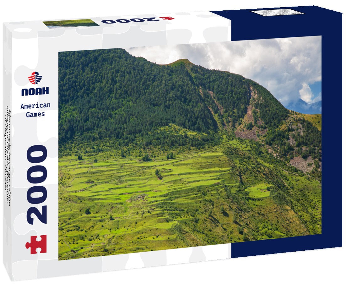 Noah Jigsaw Puzzle Man-made terraces of the village of Chokh. Republic of Dagestan, Russia 2000 Pieces