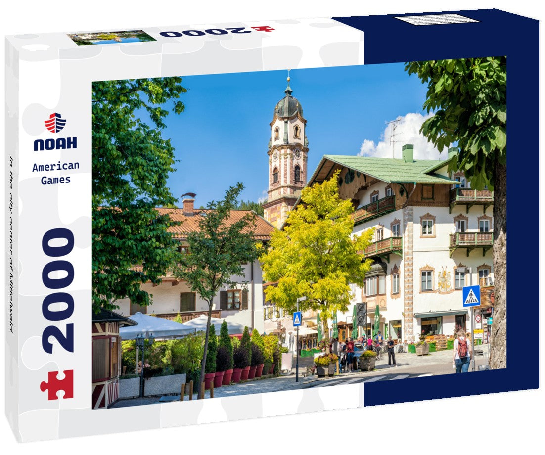 Noah Jigsaw Puzzle In the city center of Mittelwald 2000 Pieces