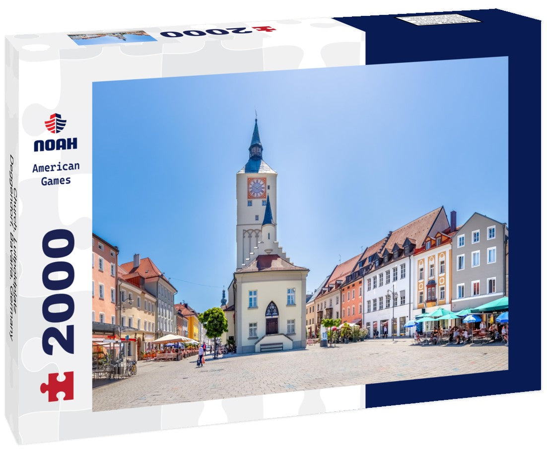 Noah Jigsaw Puzzle Church, Luitpoldplatz, Deggendorf, Bavaria, Germany 2000 Pieces
