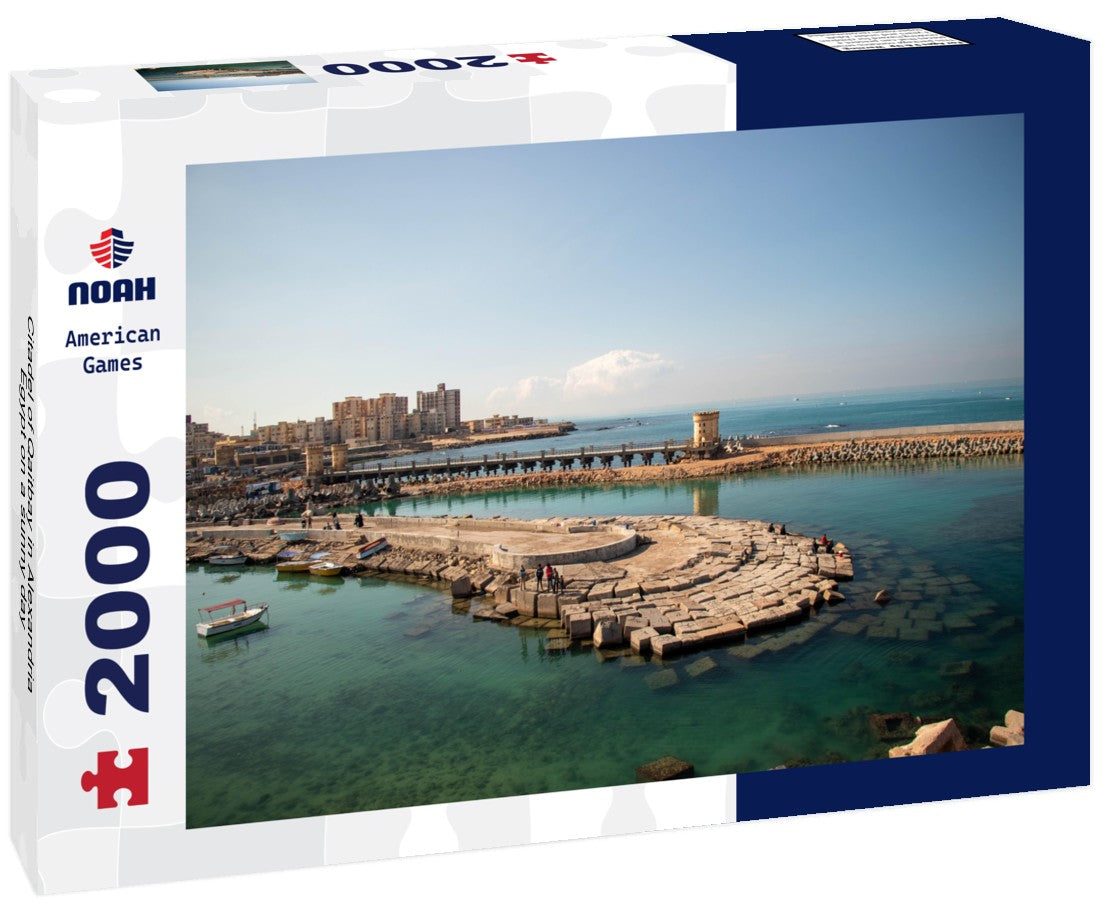 Noah Jigsaw Puzzle Citadel of Qaitbay in Alexandria, Egypt on a sunny day 2000 Pieces