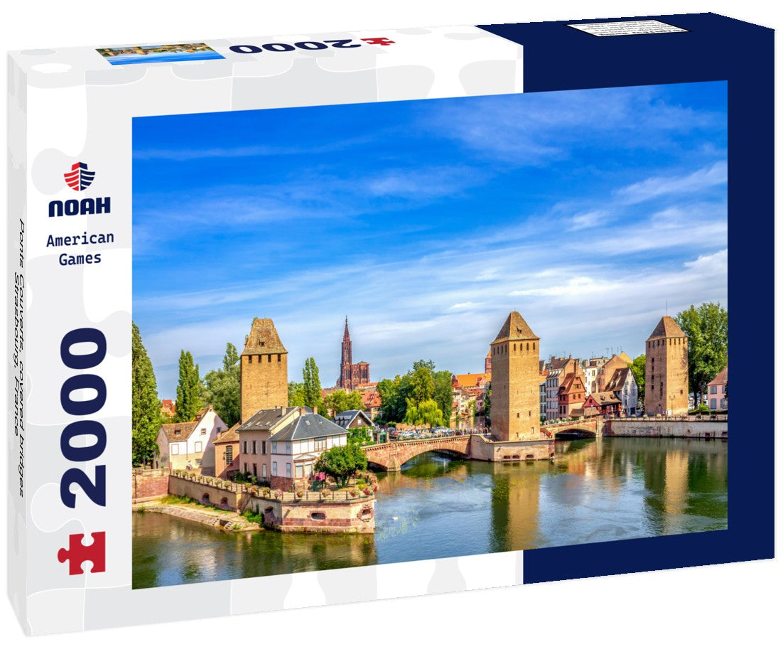 Noah Jigsaw Puzzle Ponts Couverts, covered bridges, Strasbourg, France 2000 Pieces