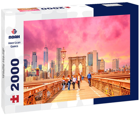Noah Jigsaw Puzzle Brooklyn Bridge in New York City, USA 2000 Pieces